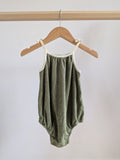 Rise Little Earthling Terry Cloth Romper (12-18M)