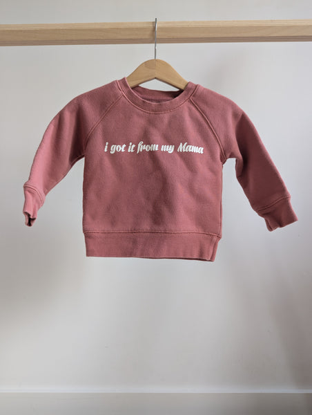 Brunette The Label Sweatshirt (12-18M)