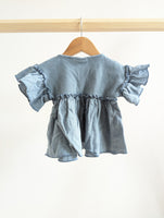 Zara Flutter Sleeve T-Shirt (12-18M)