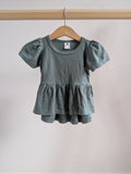 Little & Lively Peplum Dress (0-6M)