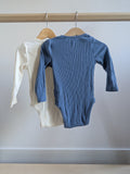 Baby Gap Long Sleeve Ribbed Onesies (2 Pcs) (18-24M)