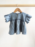 Zara Flutter Sleeve T-Shirt (12-18M)