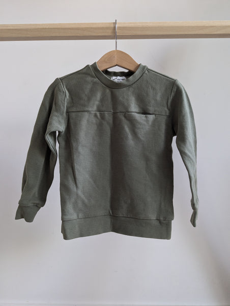 Miles The Label Ribbed Sweatshirt (3Y)