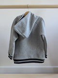Deux Par Deux Hooded Waffle Sweatshirt (7Y)