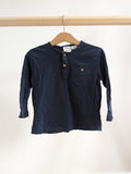 Zara Long Sleeve Henley (12-18M)