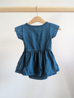 Mini Mioche Peplum Onesie (12-18M)