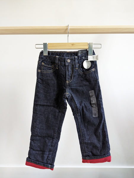 Baby GAP Fleece Lined Denim Pants (3T) - New with Tags