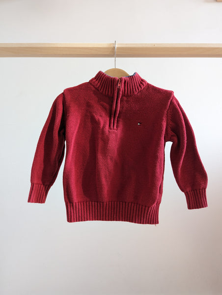 Tommy Hilfiger Zip Knit Sweater (2T)