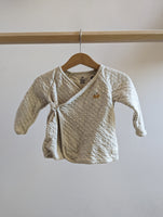 H&M Organic Cotton Wrap Cardigan (6-9M)
