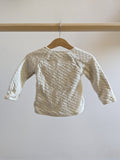 H&M Organic Cotton Wrap Cardigan (6-9M)