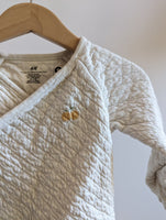 H&M Organic Cotton Wrap Cardigan (6-9M)