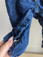 Baby GAP Denim Pants Fleece Lined (6-12M)
