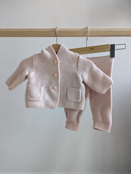 Baby GAP Garter Knit Set (0-3M)