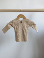 Quincy Mae Long Sleeve Pointelle Shirt (0-3M) - New with Tags
