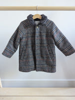 Zara Checkered Overcoat (2-3T)