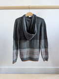Deux Par Deux Hooded Knit Sweater