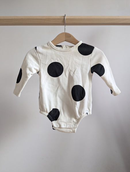 Rise Little Earthling Sweatshirt Romper (3-6M)