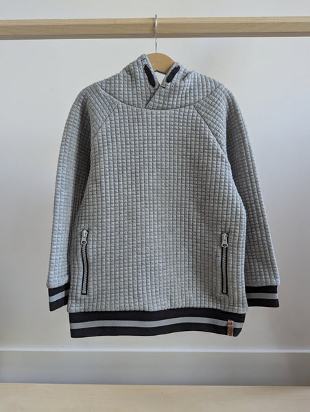 Deux Par Deux Hooded Waffle Sweatshirt (7Y)