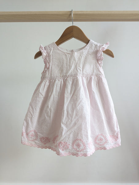 The Little White Company Seersucker Dress (6-9M)