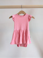 Kyte Baby Short Sleeve Peplum Onesie (6-12M)