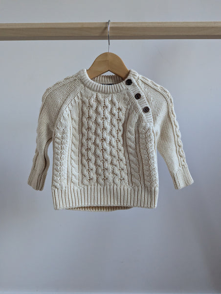 Baby GAP Cable Knit Sweater (6-12M)