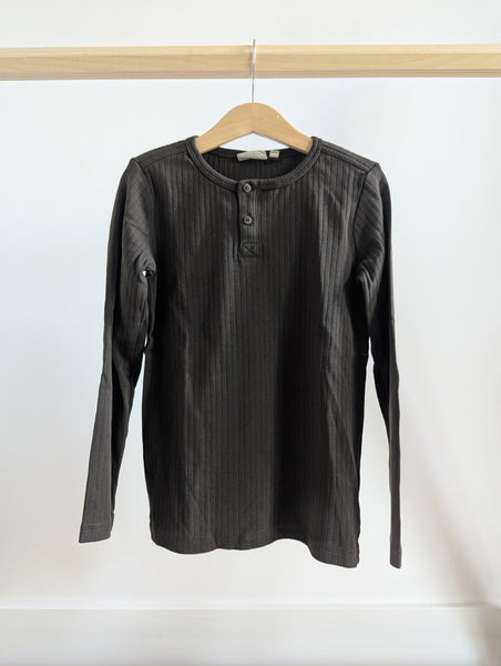 WHEAT Ribbed Henley (8Y)