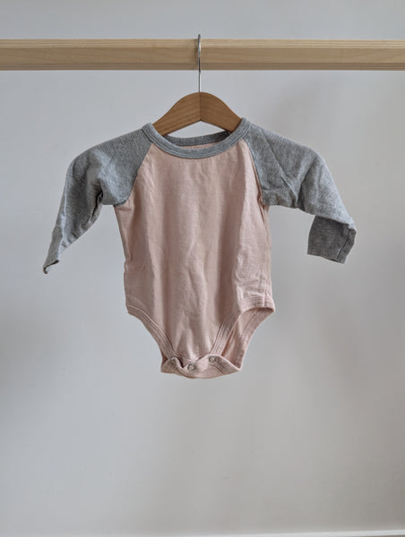 Mini Mioche  Long Sleeve Onesie (0-3M)