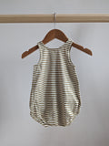 Quincy Mae Bubble Romper (3-6M) - New with Tags