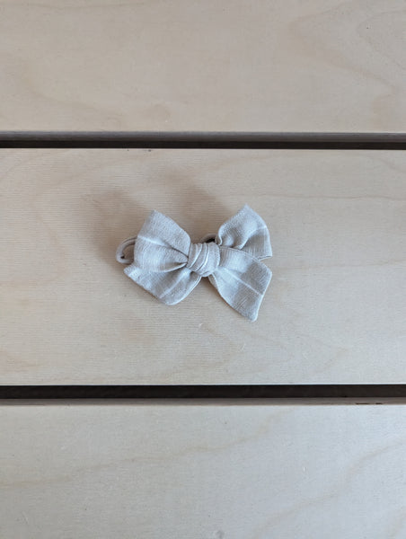 Unknown Brand Linen Bow (One Size)