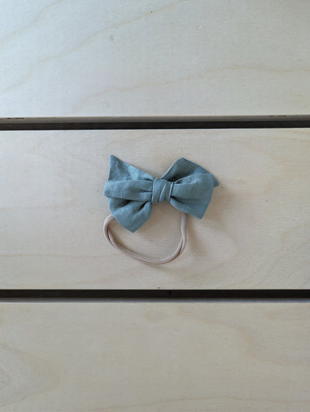 Unknown Brand Linen Bow (One Size)