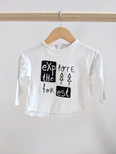 Zara Long Sleeve T-Shirt (6-9M)