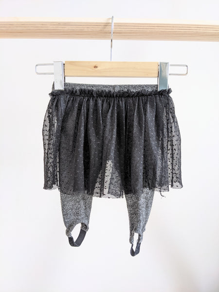 Zara Leotard with Black Tulle Skirt (6-9M)