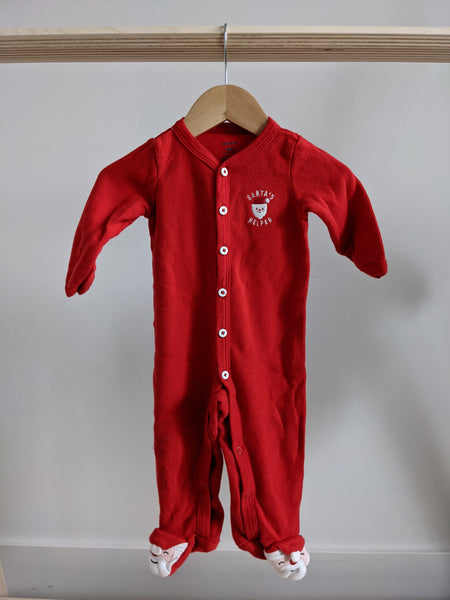 Carter's Waffle Footed PJ (9M)