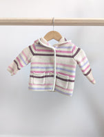 Baby GAP Knit Cardigan with Bear Hood (3-6M)