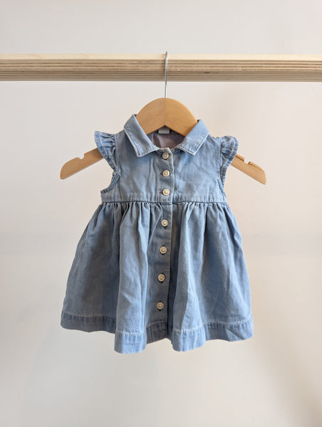 Baby GAP Chambray Dress (0-3M) - Two Pcs