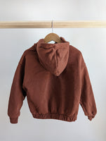 Zara Cinch Waist Crop Hoodie Sweatshirt (6Y)