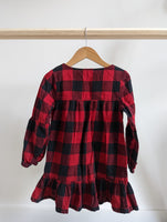 Roots Plaid Flannel Dress (5T)