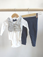 H&M Formal Set (6-9M) - 2 Pcs