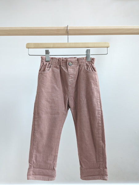 Zara Paper Bag Corduroy Pants (18-24M) - New with Tags