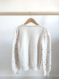 H&M Puff Sleeve Knit Popcorn Sweater (6-8Y)