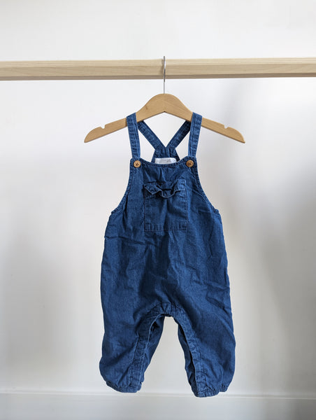 Zara Jersey Lined Overalls (6-9M)