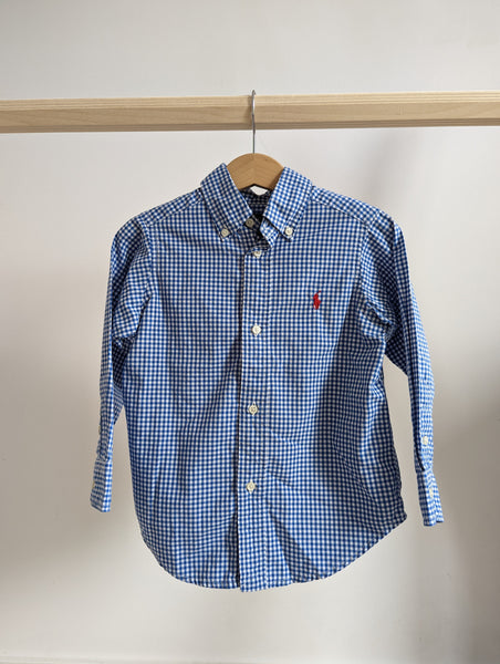 Ralph Lauren Plaid Button-Up Shirt (2T)