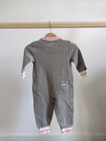 Juddlies Herringbone Footless Jumpsuit (NB)