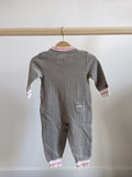 Juddlies Herringbone Footless Jumpsuit (NB)